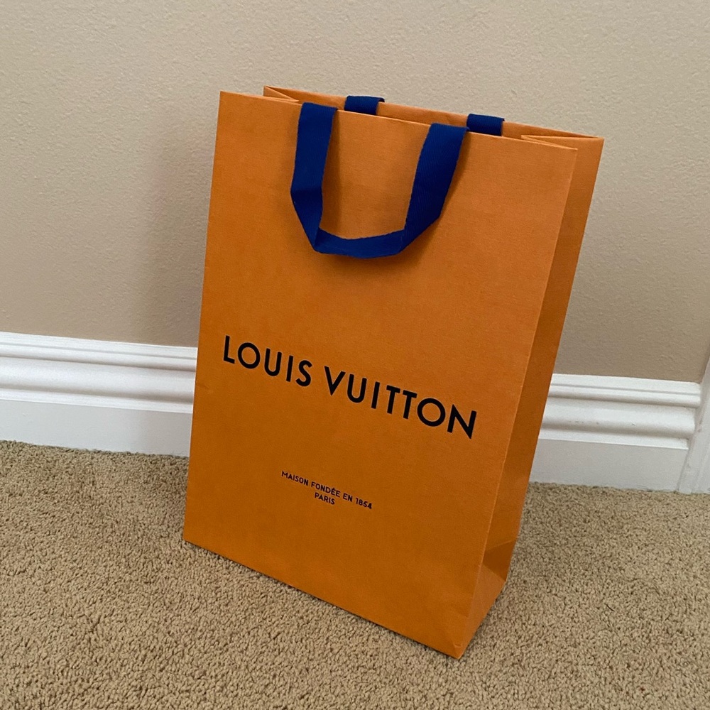 Louis Vuitton Orange Shopping Bag